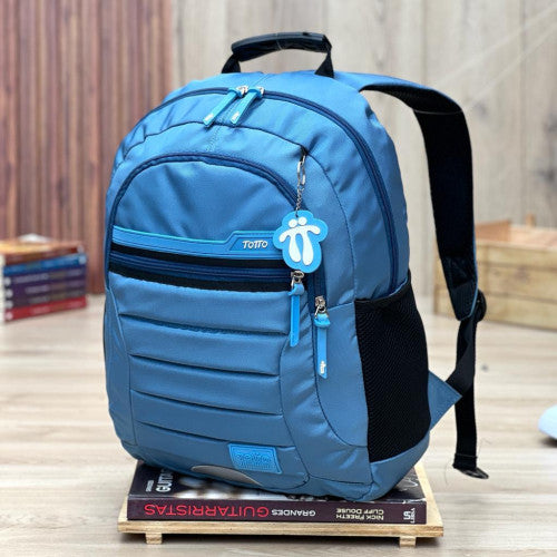 Morral escolar azul claro