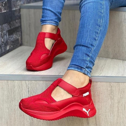 Tenis mafalda para mujer rojos